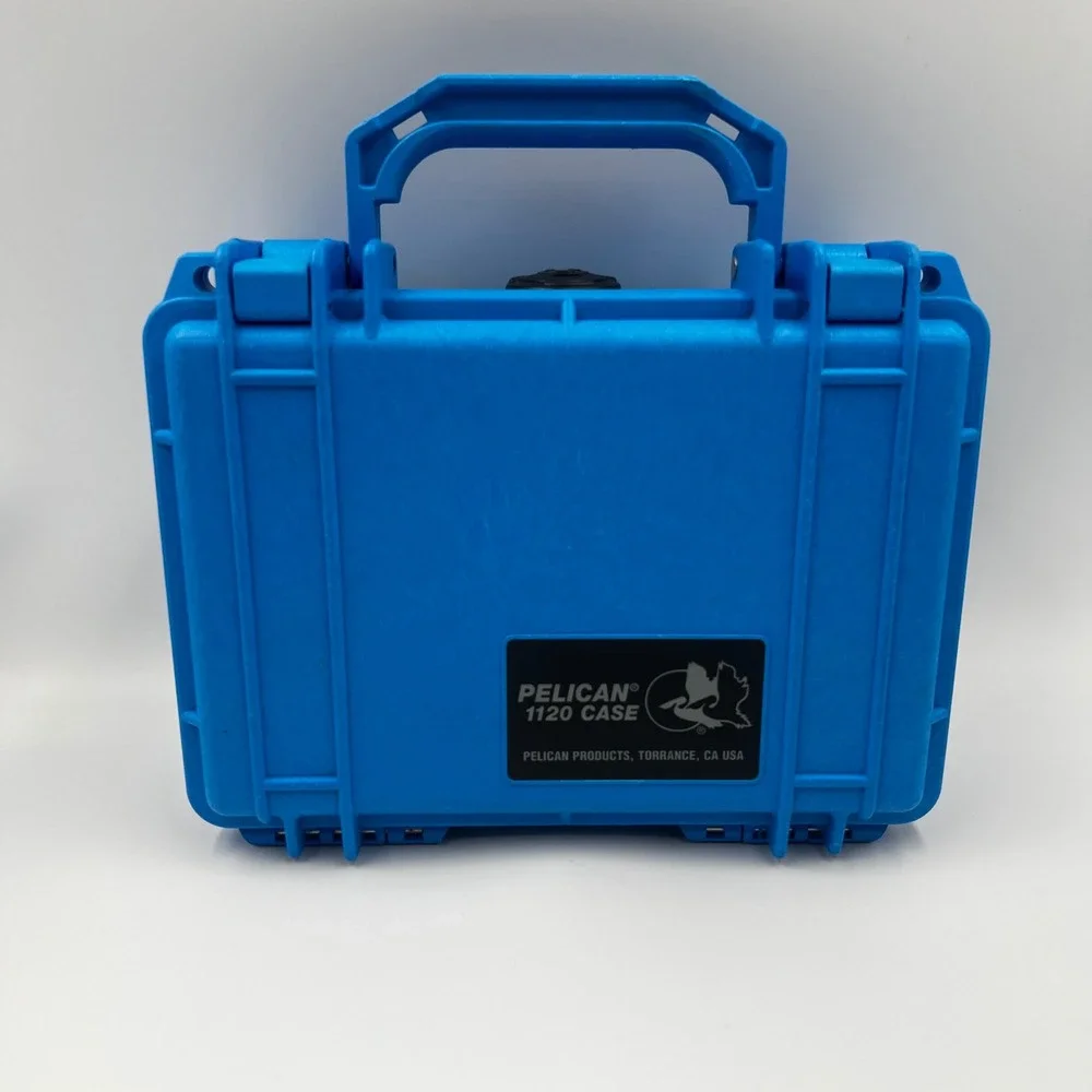 Pelican 1120 Case Blue Small Hard Protector Waterproof Equipment Storage Box USA
